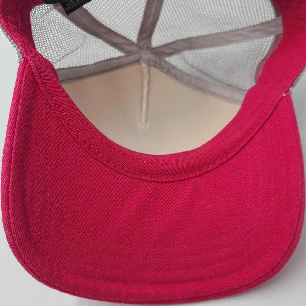 Women Salt Life Hat‎ Snapback Trucker Mesh Pink White Gray Anchor Beach Stripes